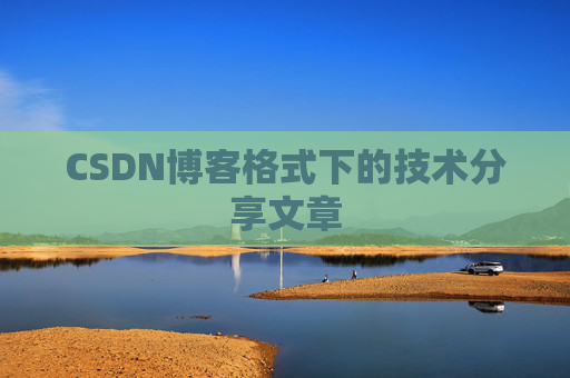 CSDN博客格式下的技术分享文章